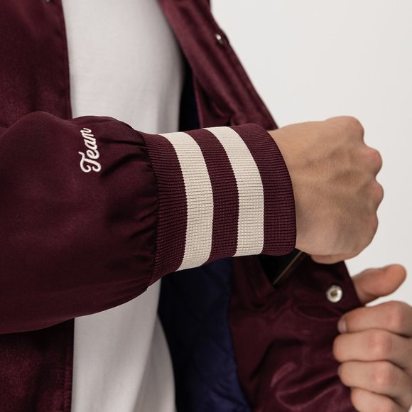 Benjamin Barker BBRC Team Varsity Jacket (Red) - Picture 4 of 5